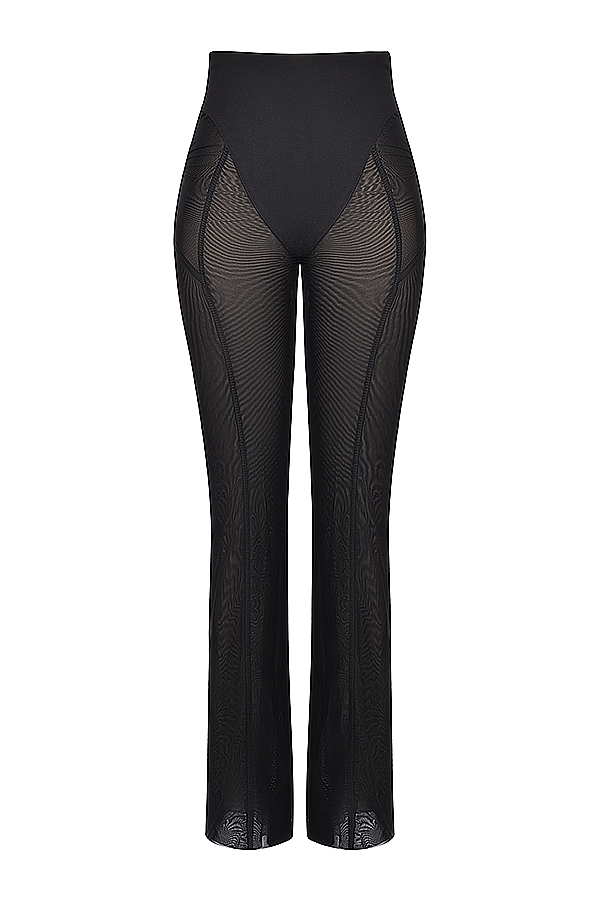 Avalon  Black High Waist Trousers — image 13