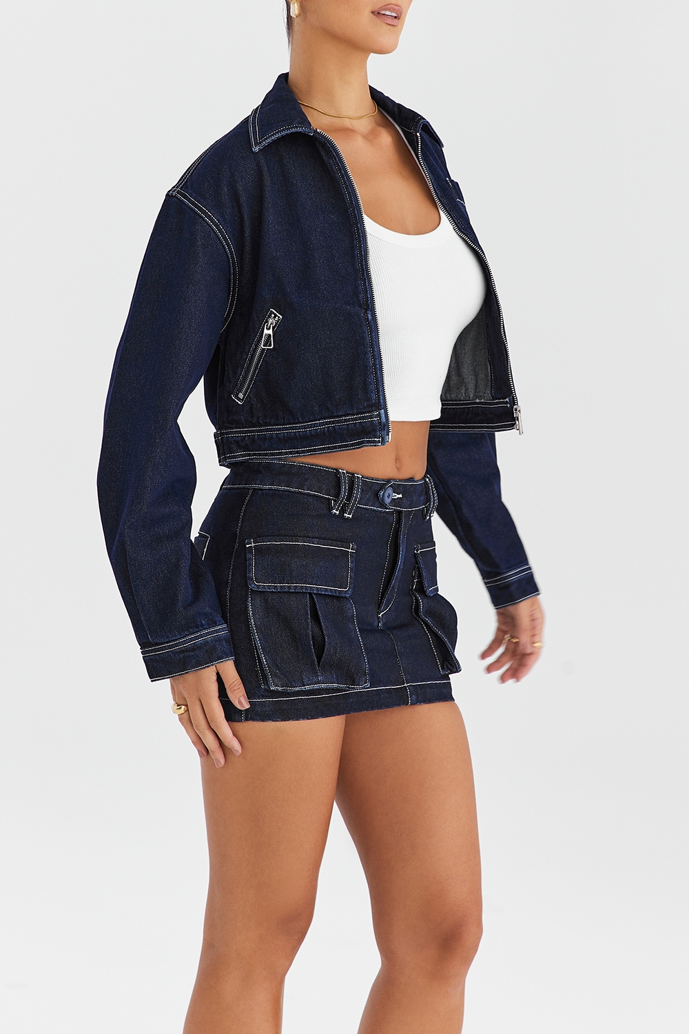 Mistress Rocks Dark Blue Denim Jacket - SALE — image 7