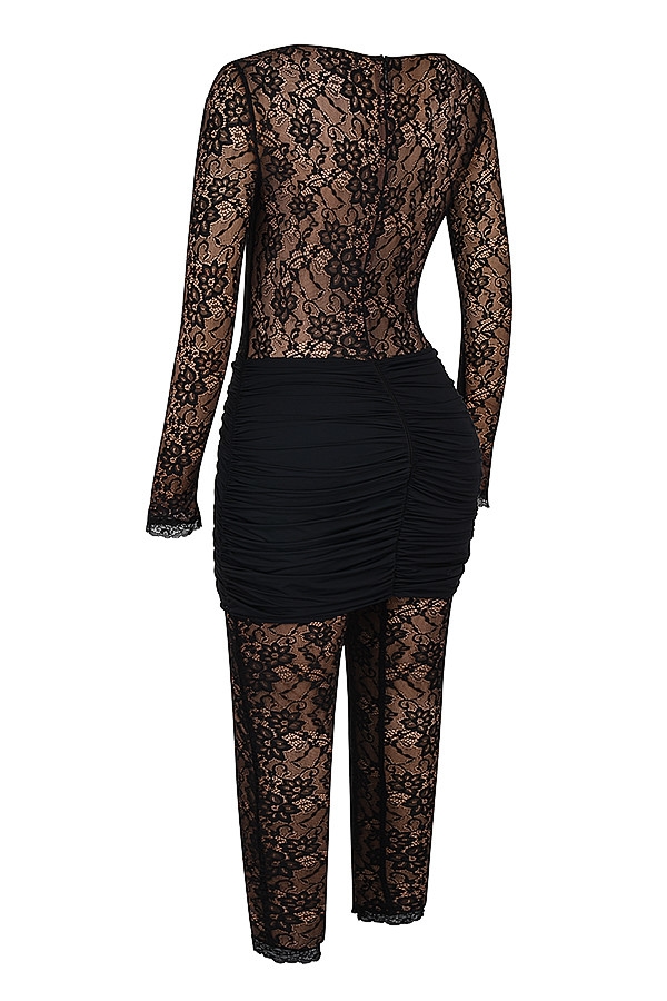 Mistress Rocks Black Lace Jumpsuit - SALE — image 13