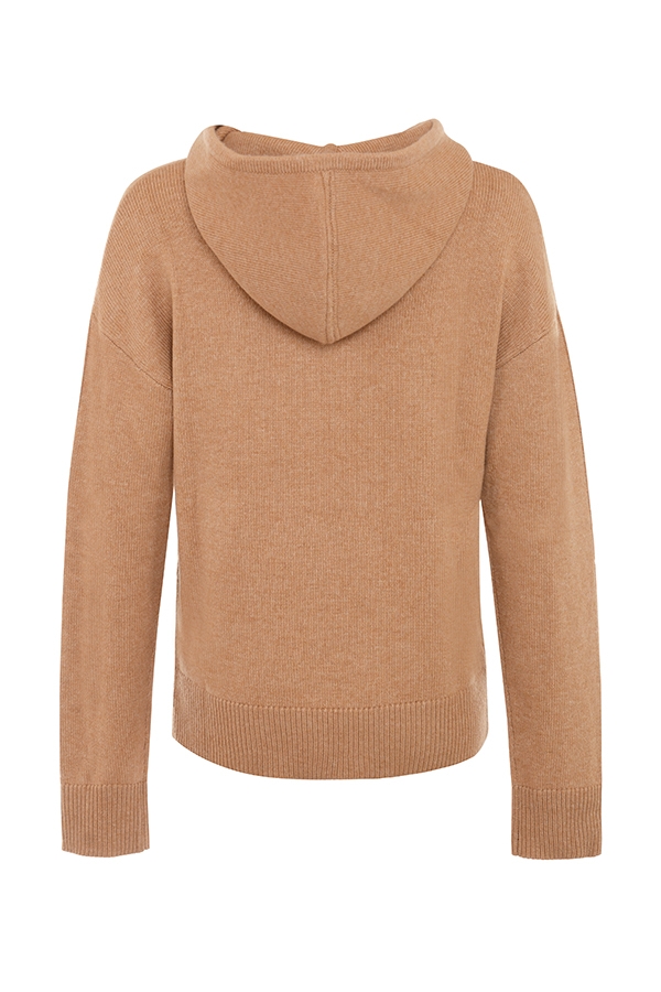 Jionni  Camel Cashmere Blend Hoodie — image 10