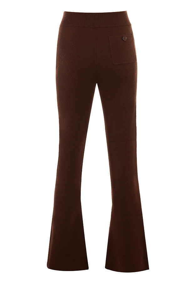 Nereida  Chocolate Cashmere Blend Trousers — image 11