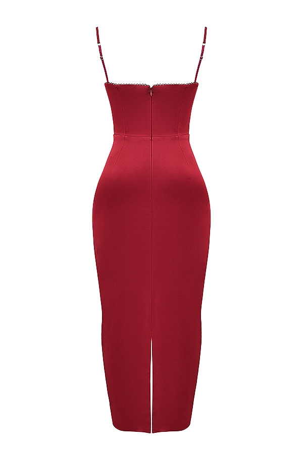 Stefania  Ruby Corset Maxi Dress — image 14
