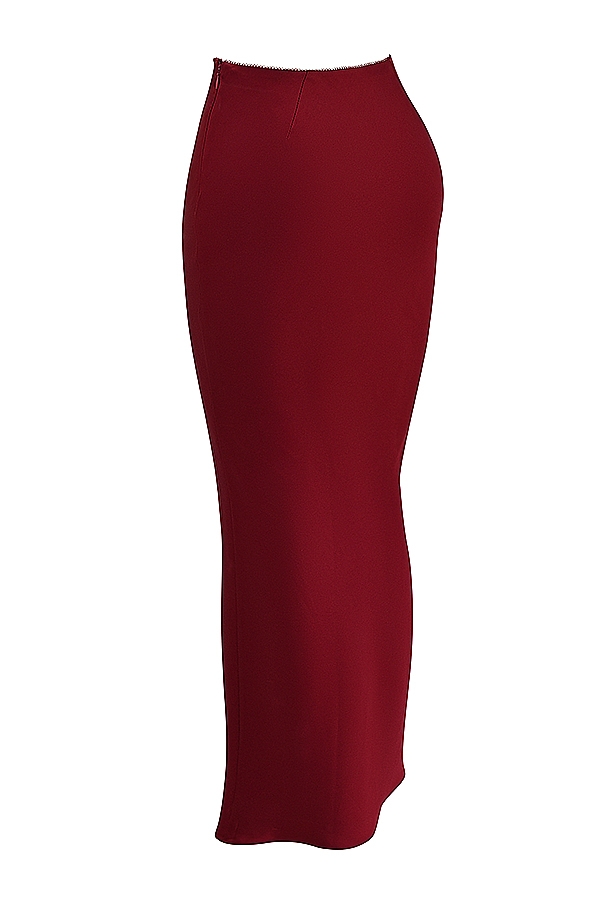 Sydel  Ruby Satin Bias Cut Maxi Skirt — image 13