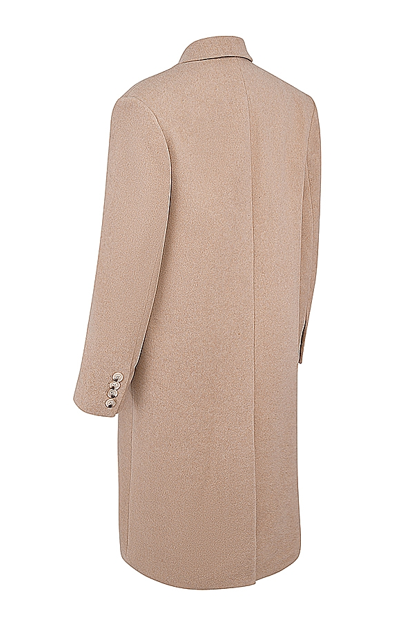 Carter  Oatmeal Double Breasted Coat — image 11