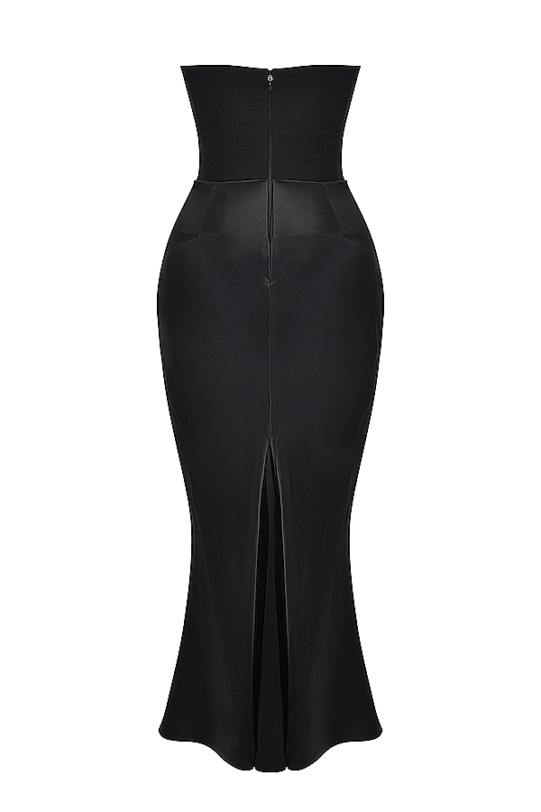 Persephone  Black Strapless Corset Dress — image 12