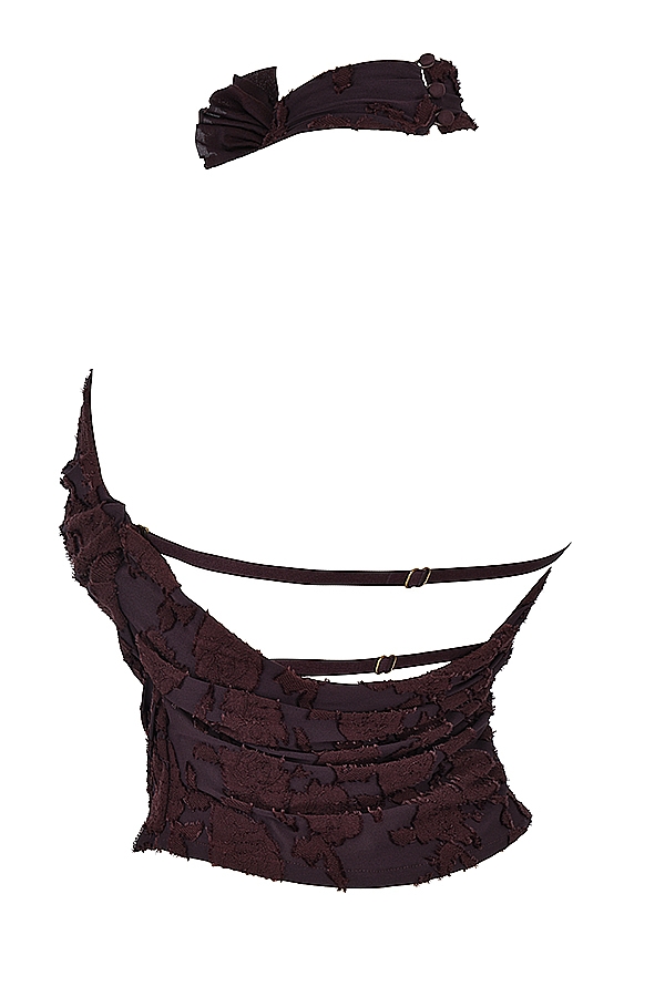 Kyra  Cocoa Halter Top — image 12