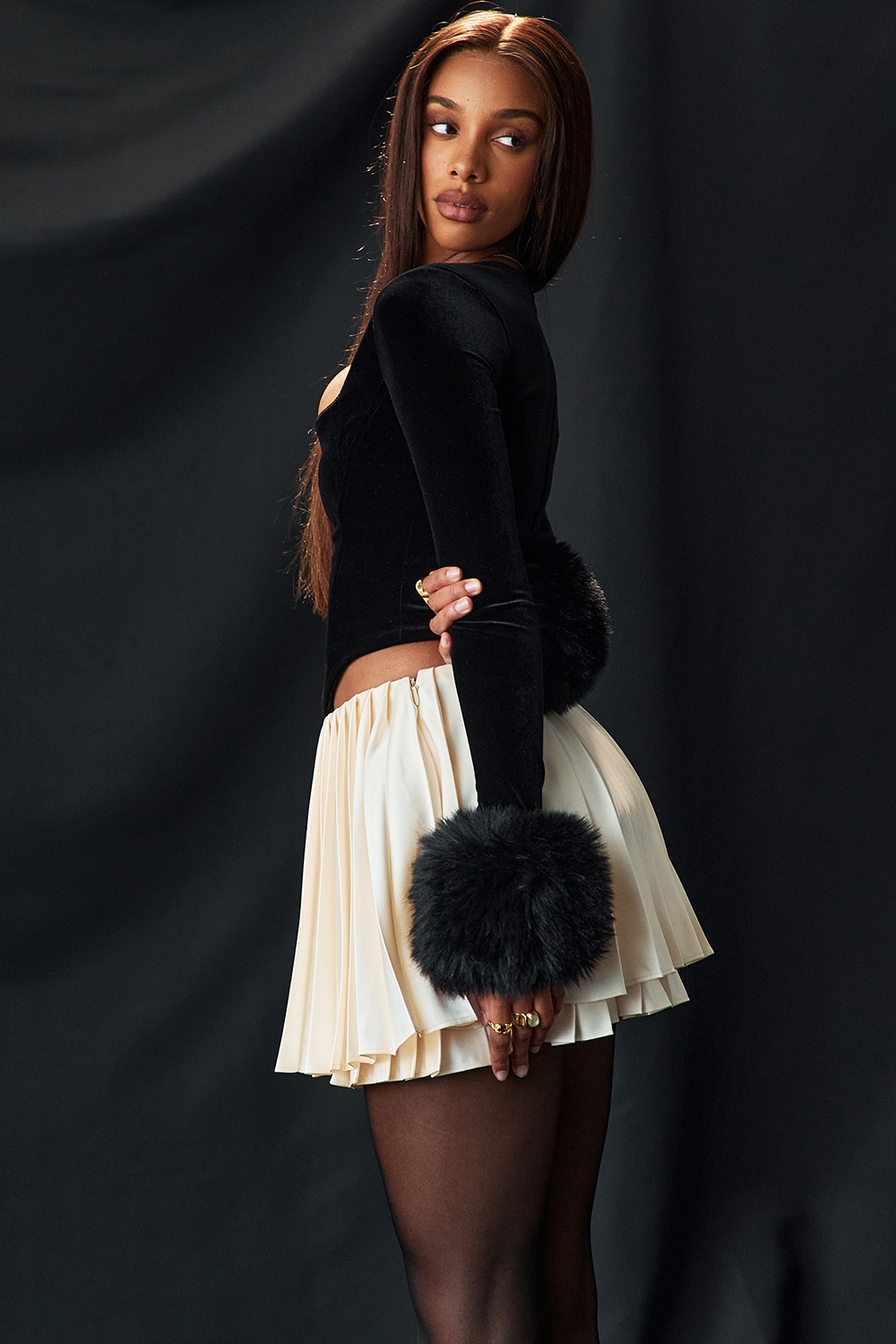 Catriona  Black Velvet Corset — image 12