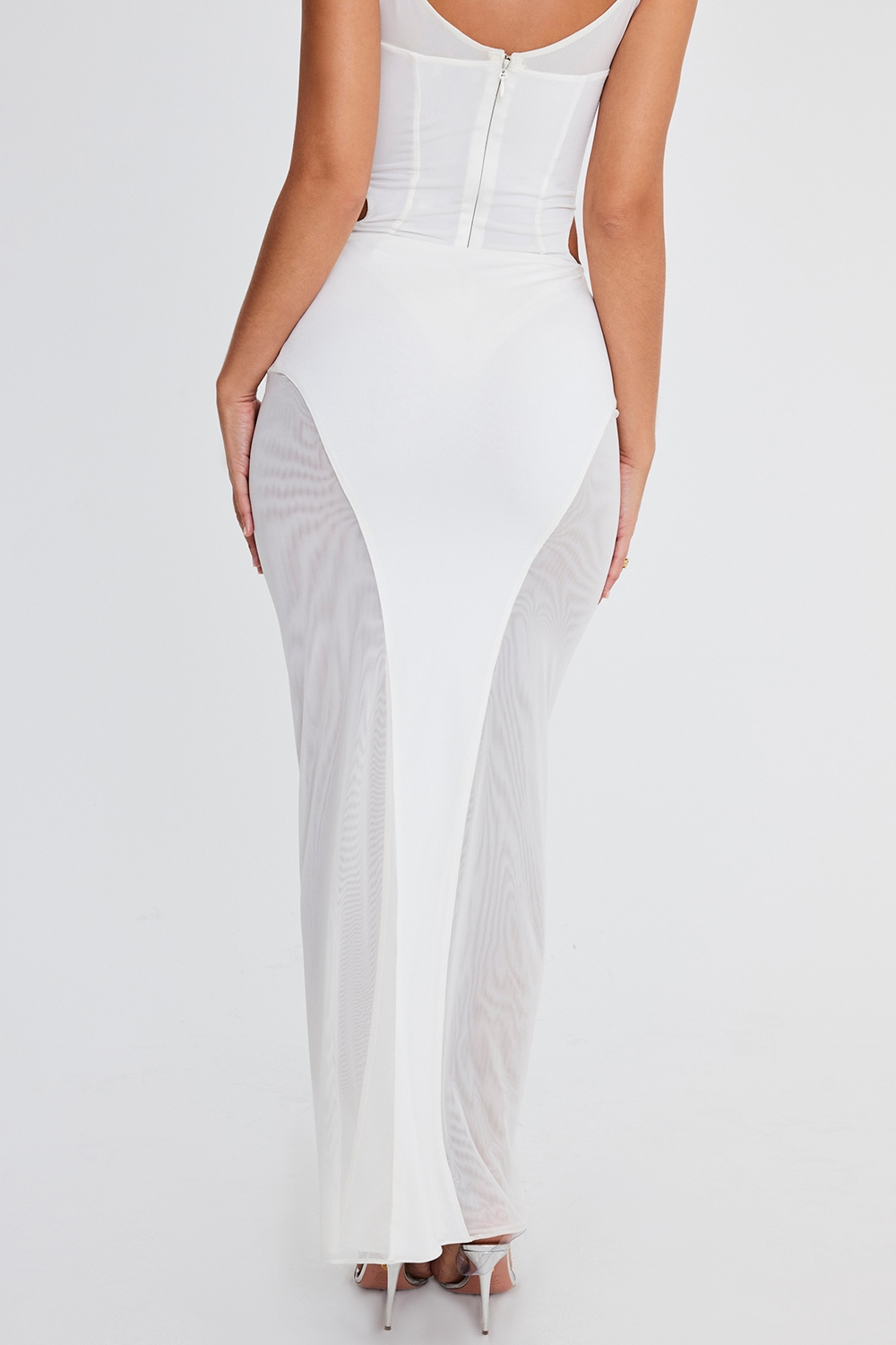 Mistress Rocks Ivory Panelled Maxi Skirt - SALE — image 8