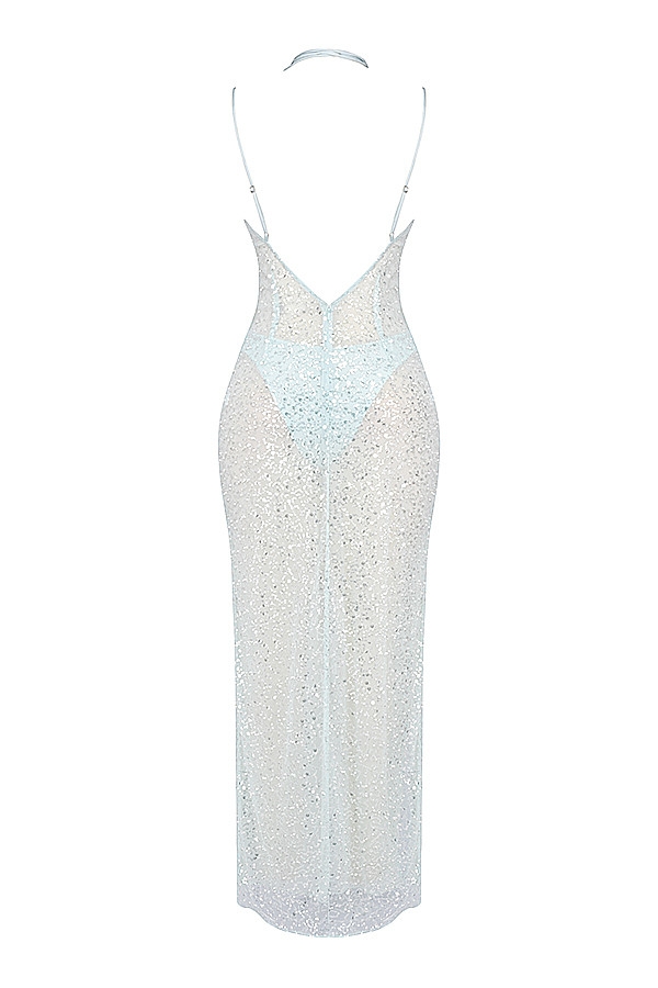 Mistress Rocks Ice Sequin Beaded Maxi Dress - SALE — image 14