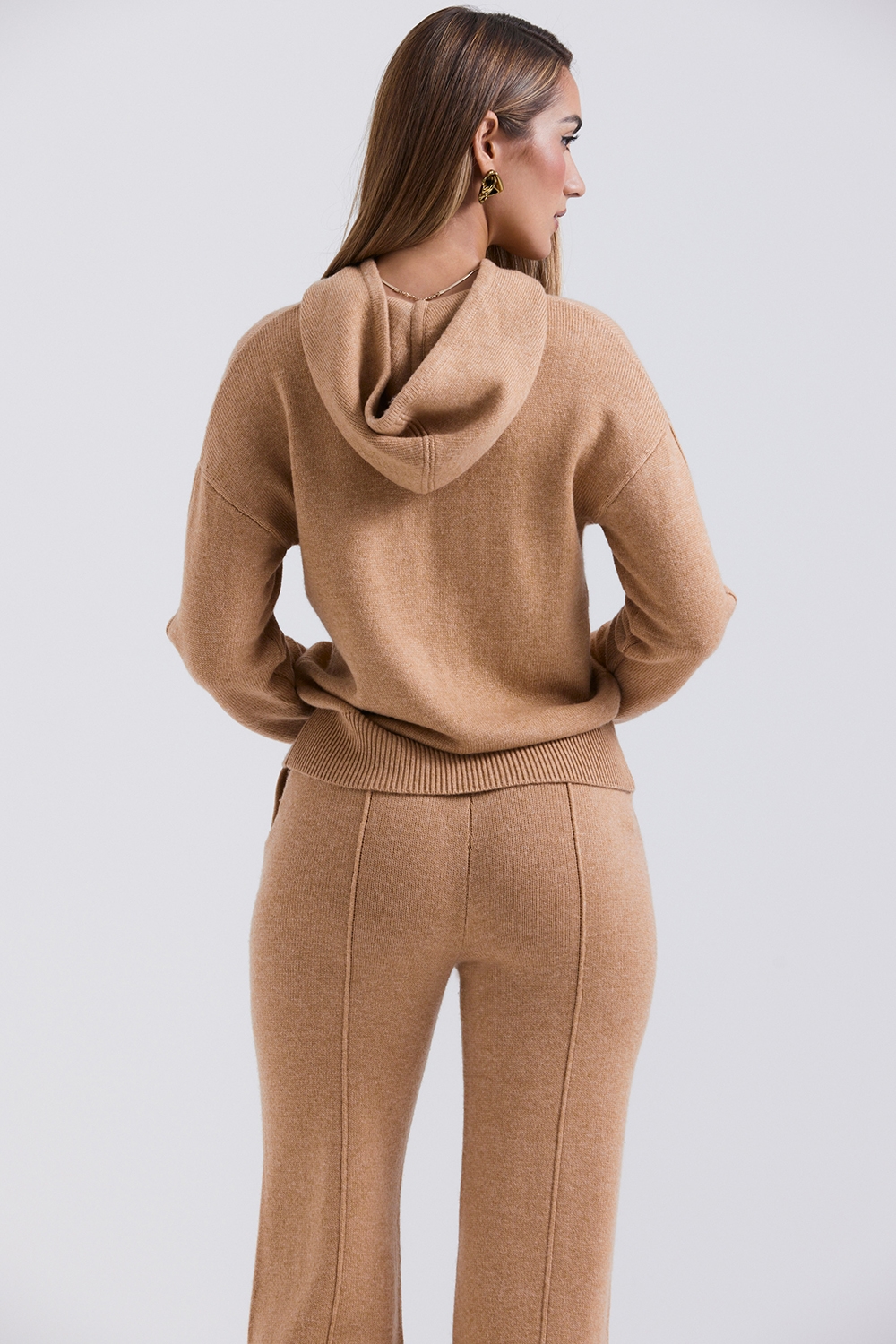 Jionni  Camel Cashmere Blend Hoodie — image 3