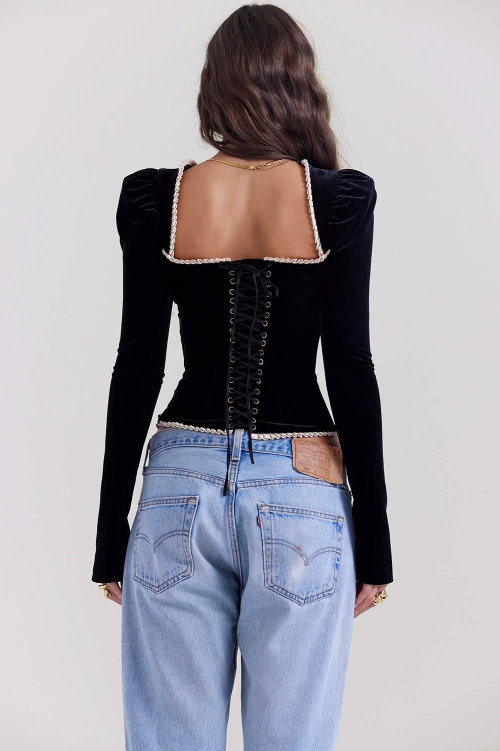 Noa  Black Velvet Corset — image 7