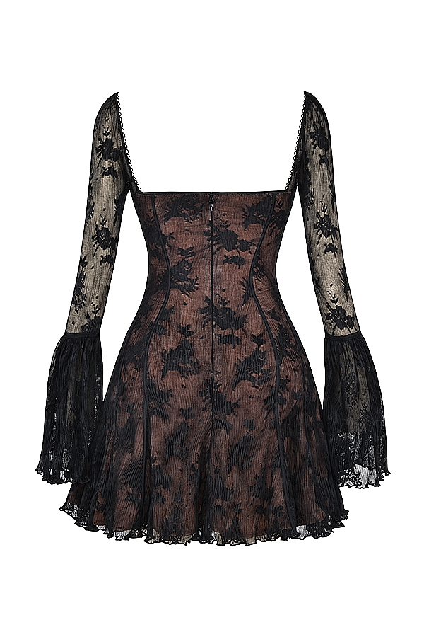 Analissa  Black Lace Corset Dress — image 17