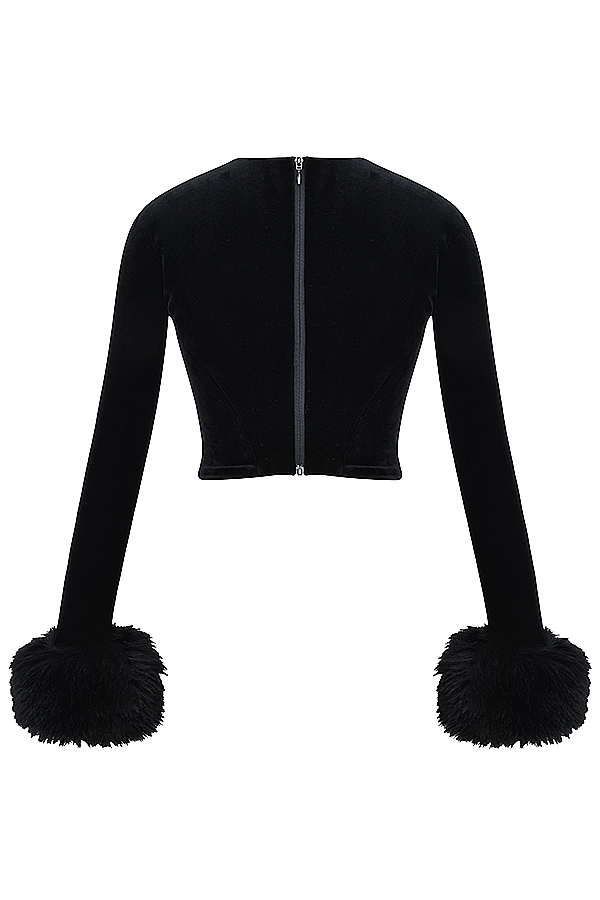 Catriona  Black Velvet Corset — image 15
