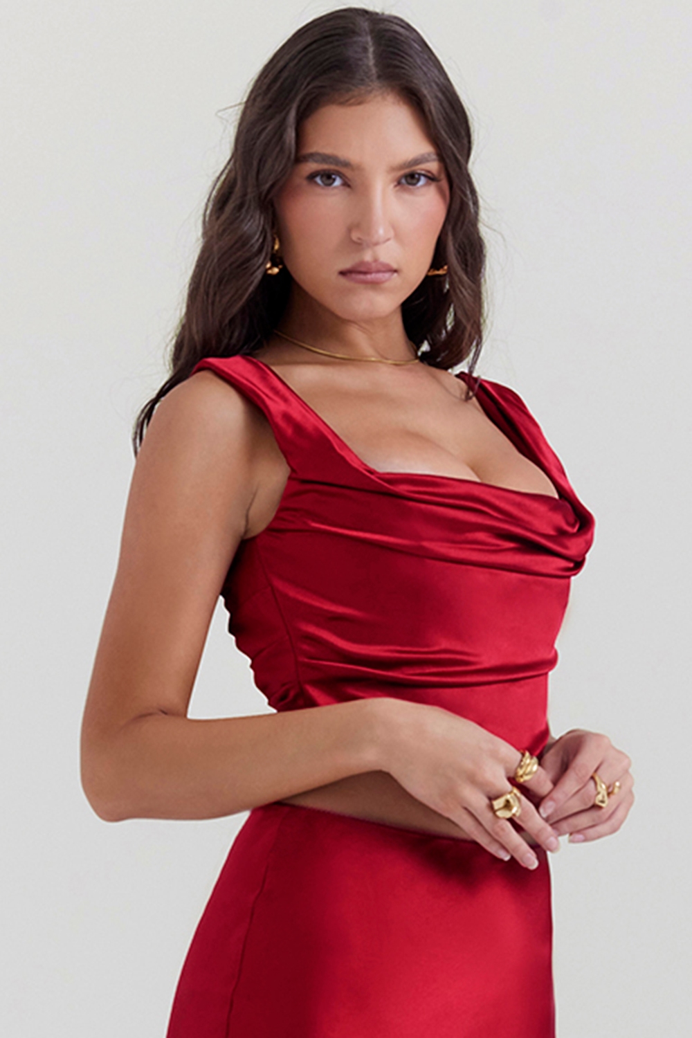 Una  Ruby Lace-Back Corset — image 7