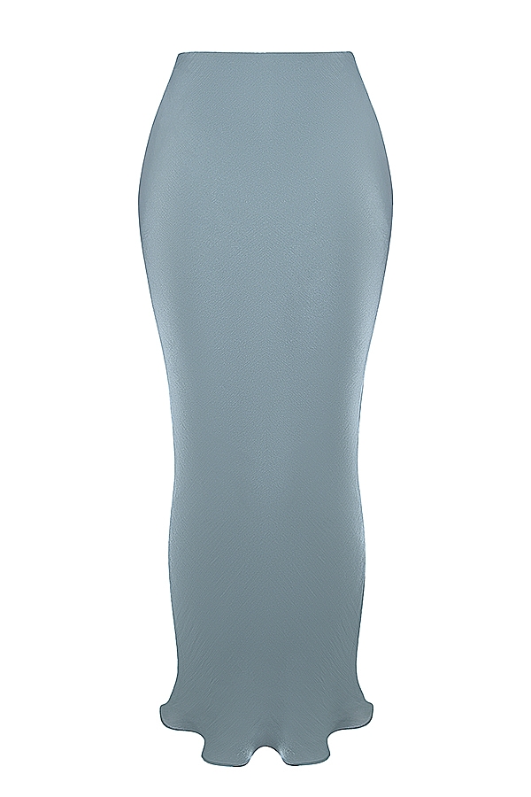 Amadi  Cool Blue Floor Length Maxi Skirt — image 11