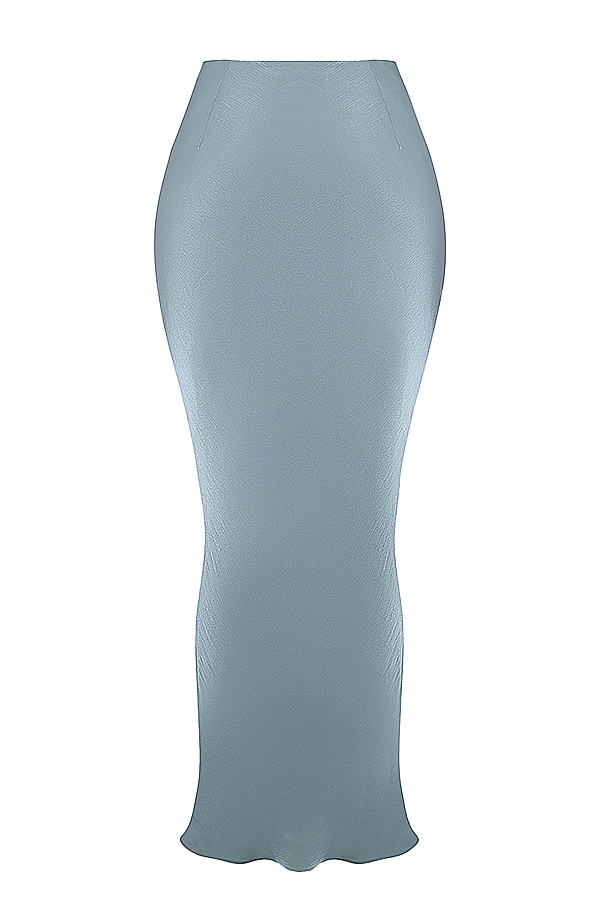 Amadi  Cool Blue Floor Length Maxi Skirt — image 13