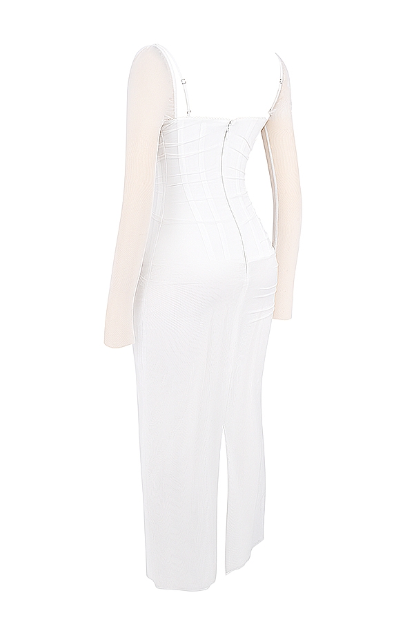 Katarina  White Maxi Dress — image 11