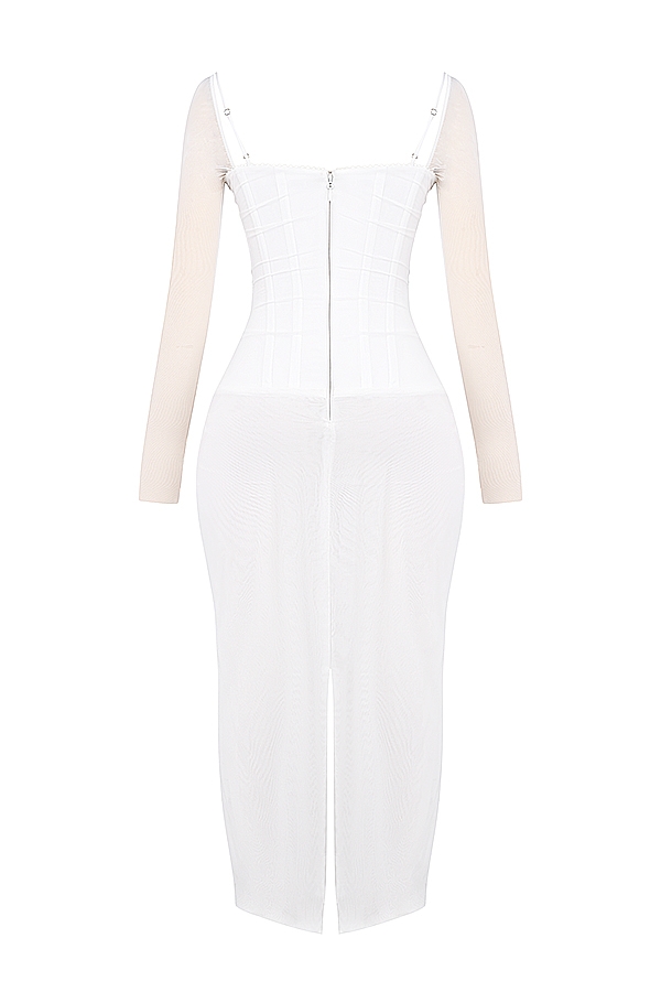 Katarina  White Maxi Dress — image 12