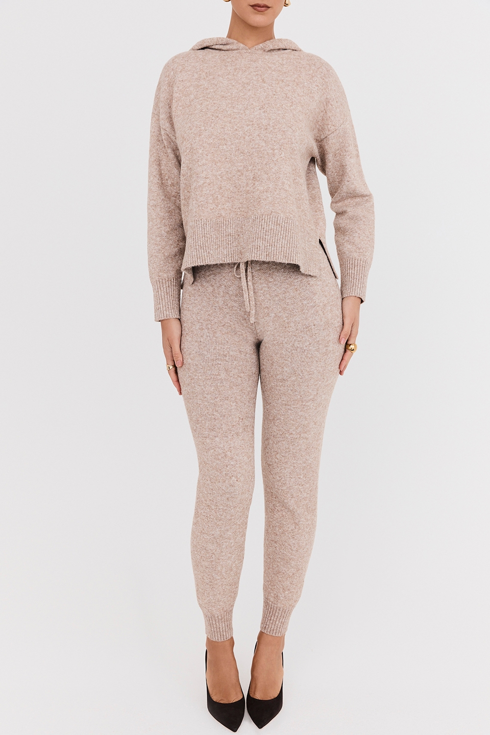 Mistress Rocks Biscuit Knit Hoodie - SALE — image 2