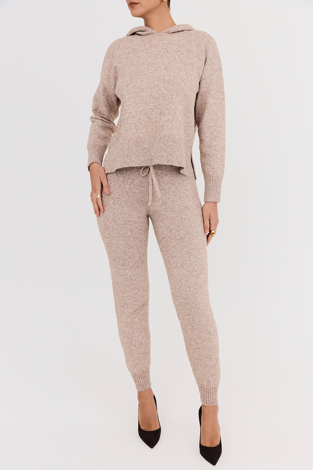 Mistress Rocks Biscuit Knit Jogging Trousers - SALE — image 2