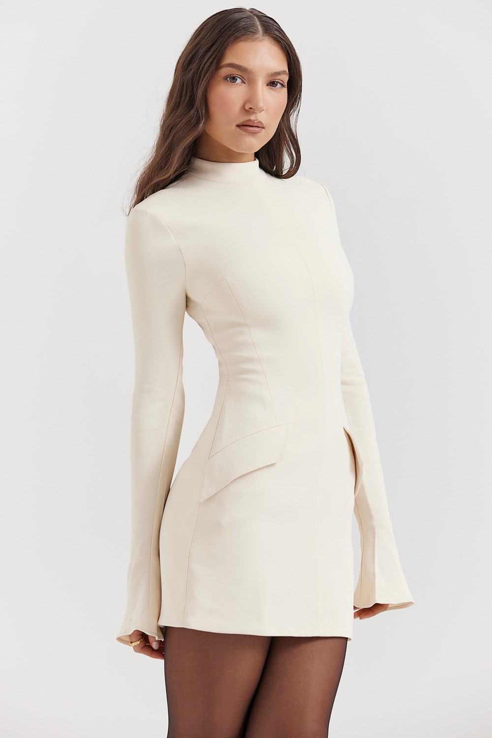 Mahalia  Vintage Cream Mini Dress — image 6