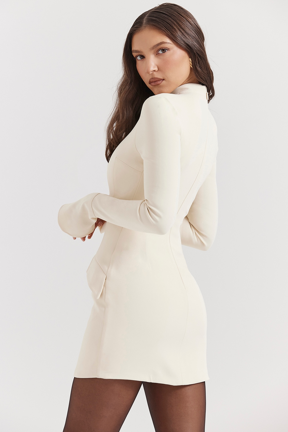 Mahalia  Vintage Cream Mini Dress — image 7