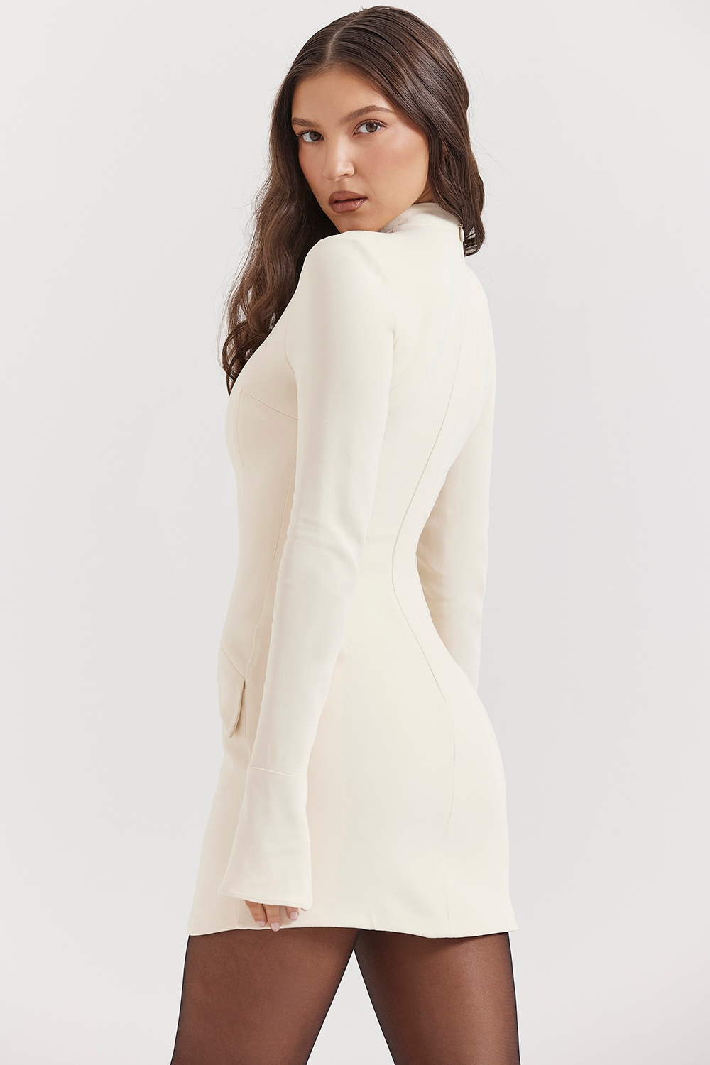 Mahalia  Vintage Cream Mini Dress — image 8