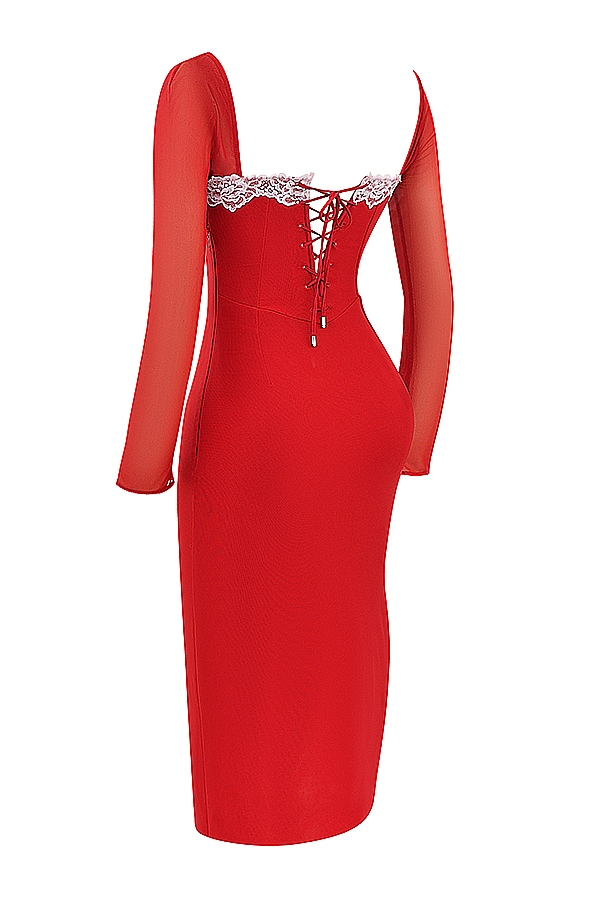 Seraphina  Scarlet Corset Dress — image 17