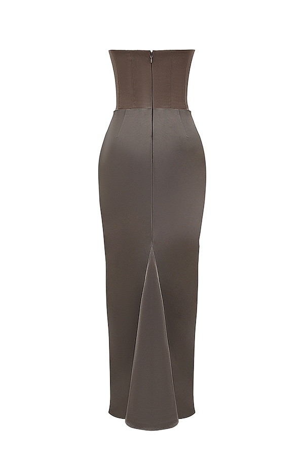 Persephone  Smoke Strapless Corset Maxi Dress — image 10