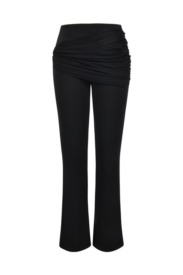 Mistress Rocks Black Draped Panel Trousers - SALE — image 8