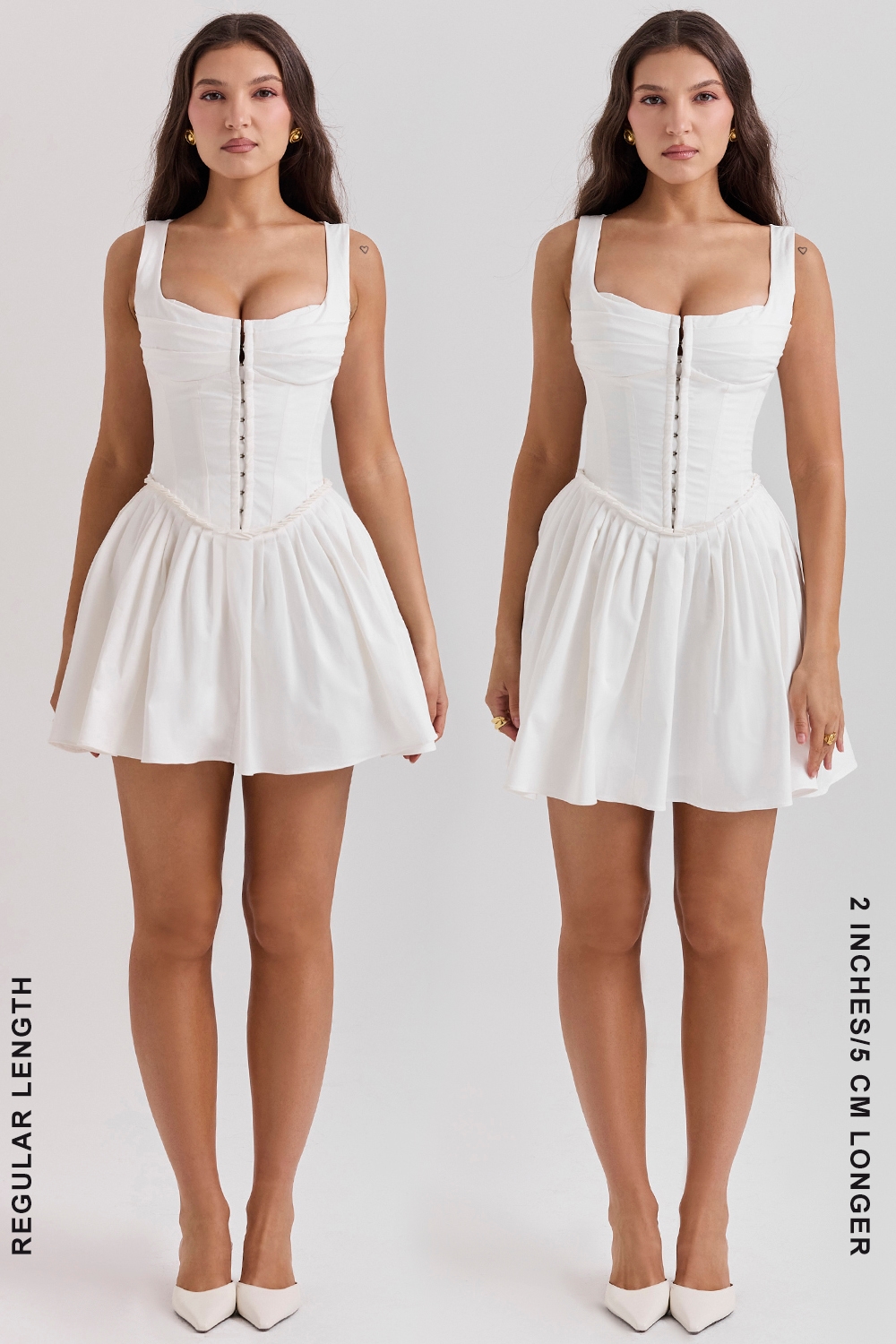 Cupid  White Pleated Mini Dress — image 13