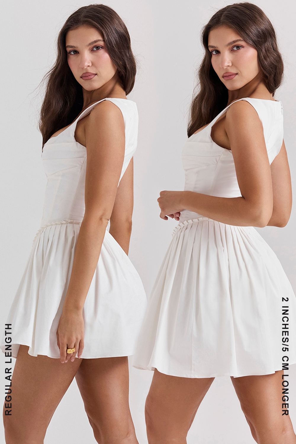 Cupid  White Pleated Mini Dress — image 14