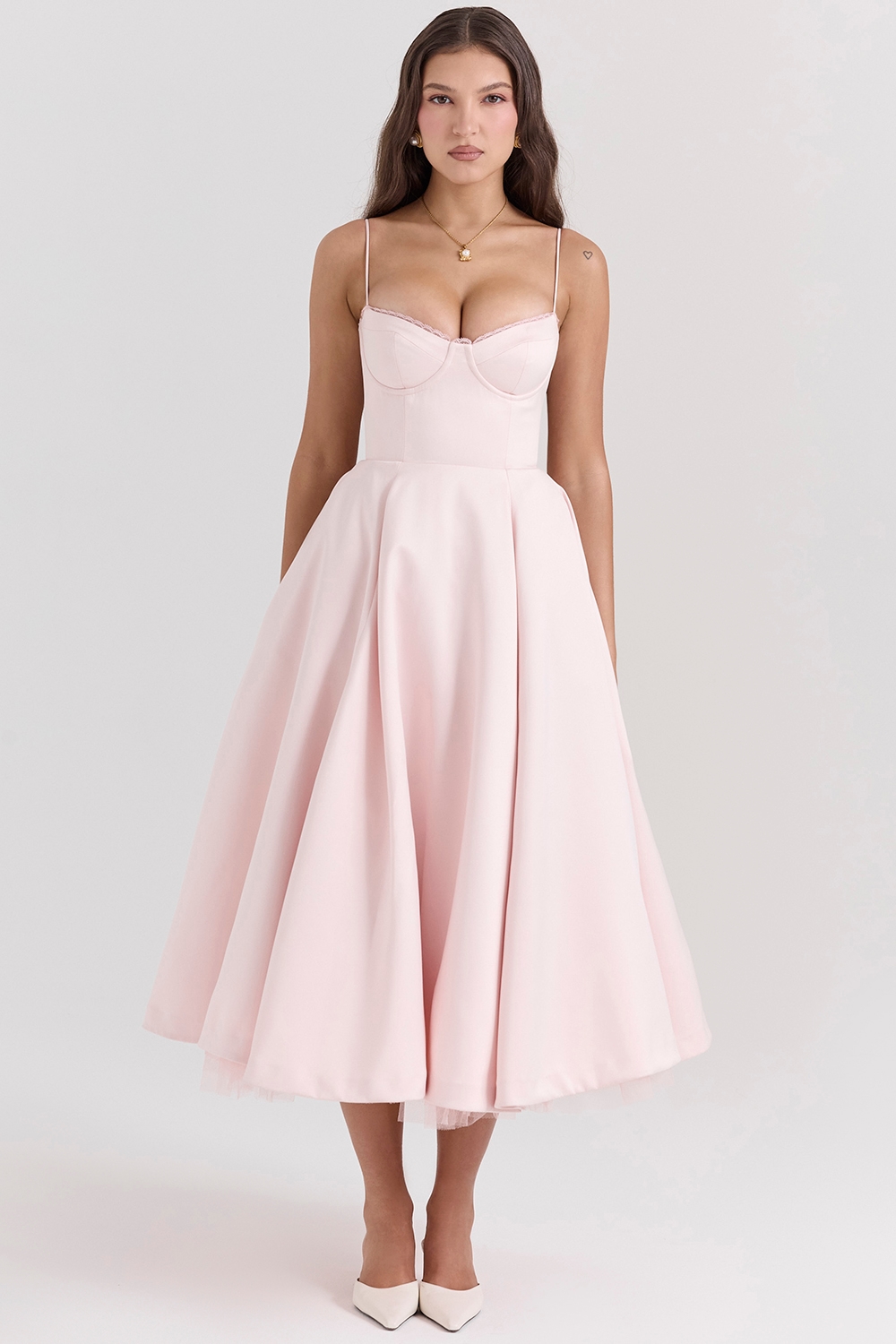 Mademoiselle  Ballerina Pink Midi Dress — image 5