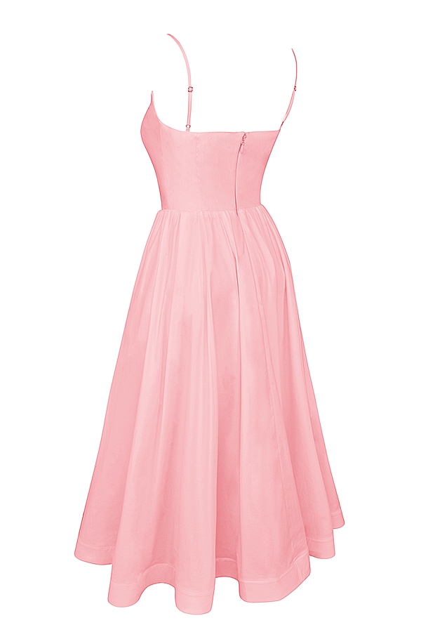 Lolita  Rose Pink Cotton Corset Sundress — image 12