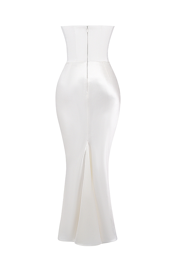 Persephone  Ivory Strapless Corset Dress — image 12