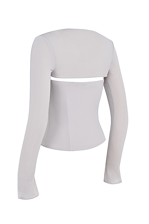 Mistress Rocks Smoke Strapless Top With Shrug - SALE — image 12