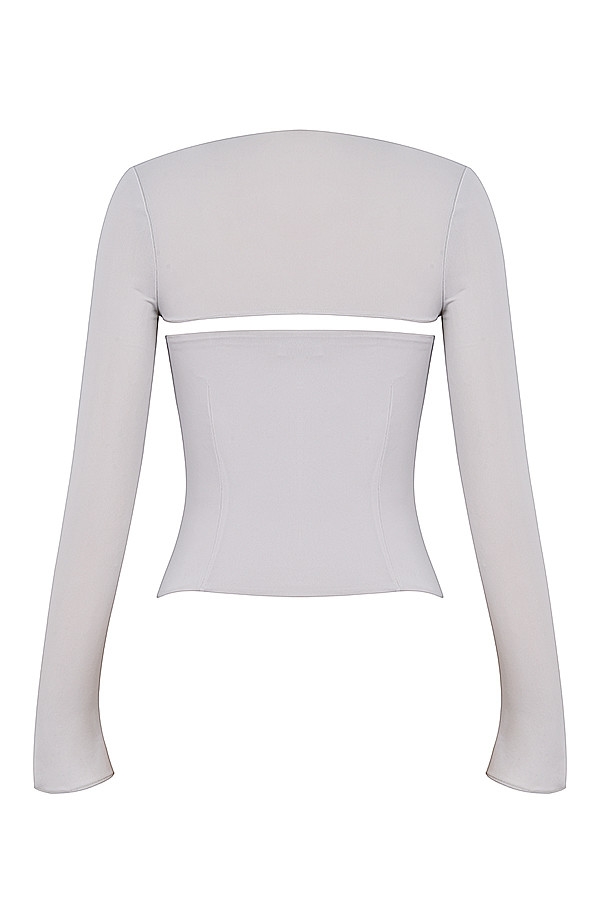 Mistress Rocks Smoke Strapless Top With Shrug - SALE — image 13