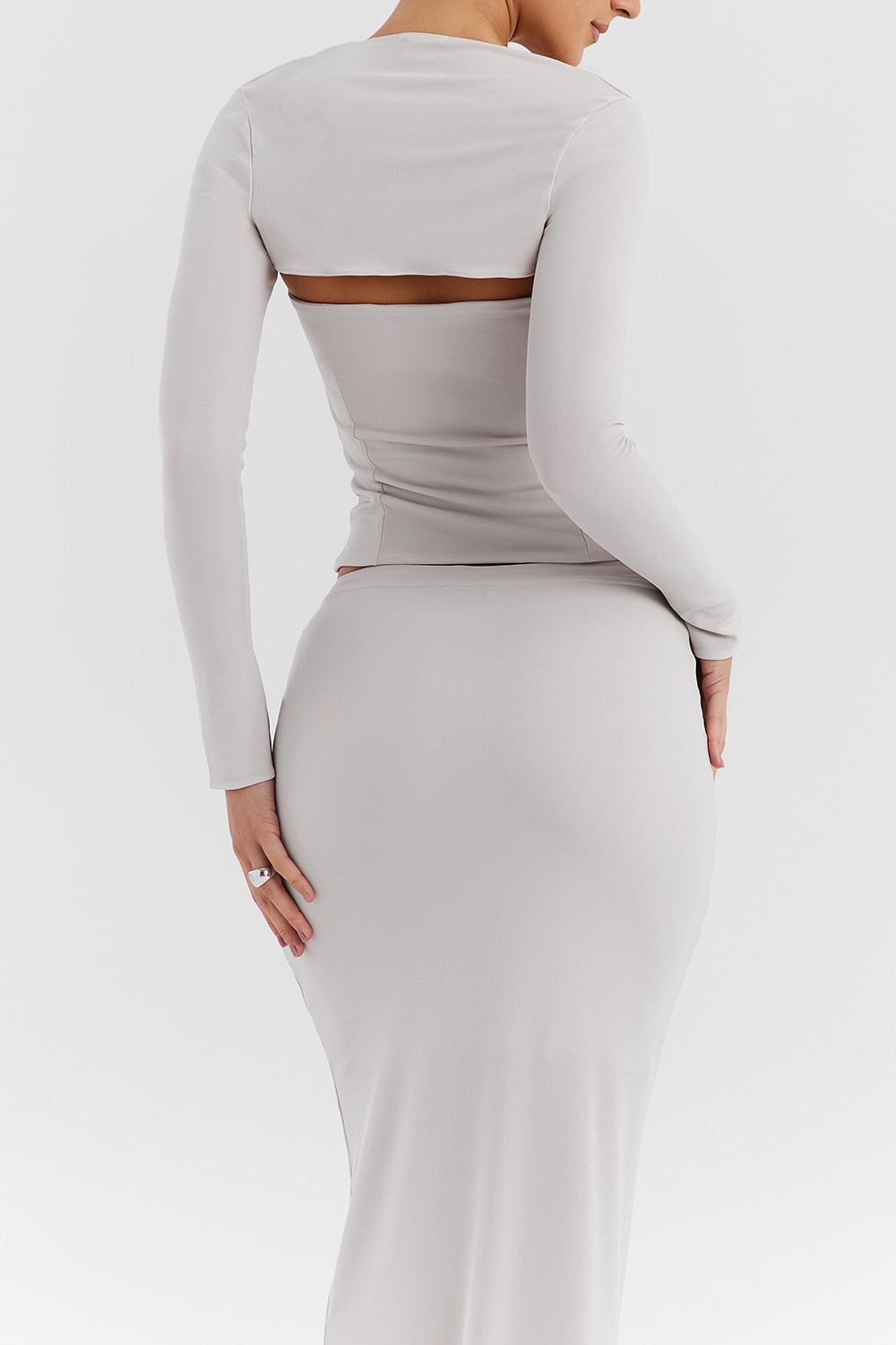 Mistress Rocks Smoke Strapless Top With Shrug - SALE — image 8