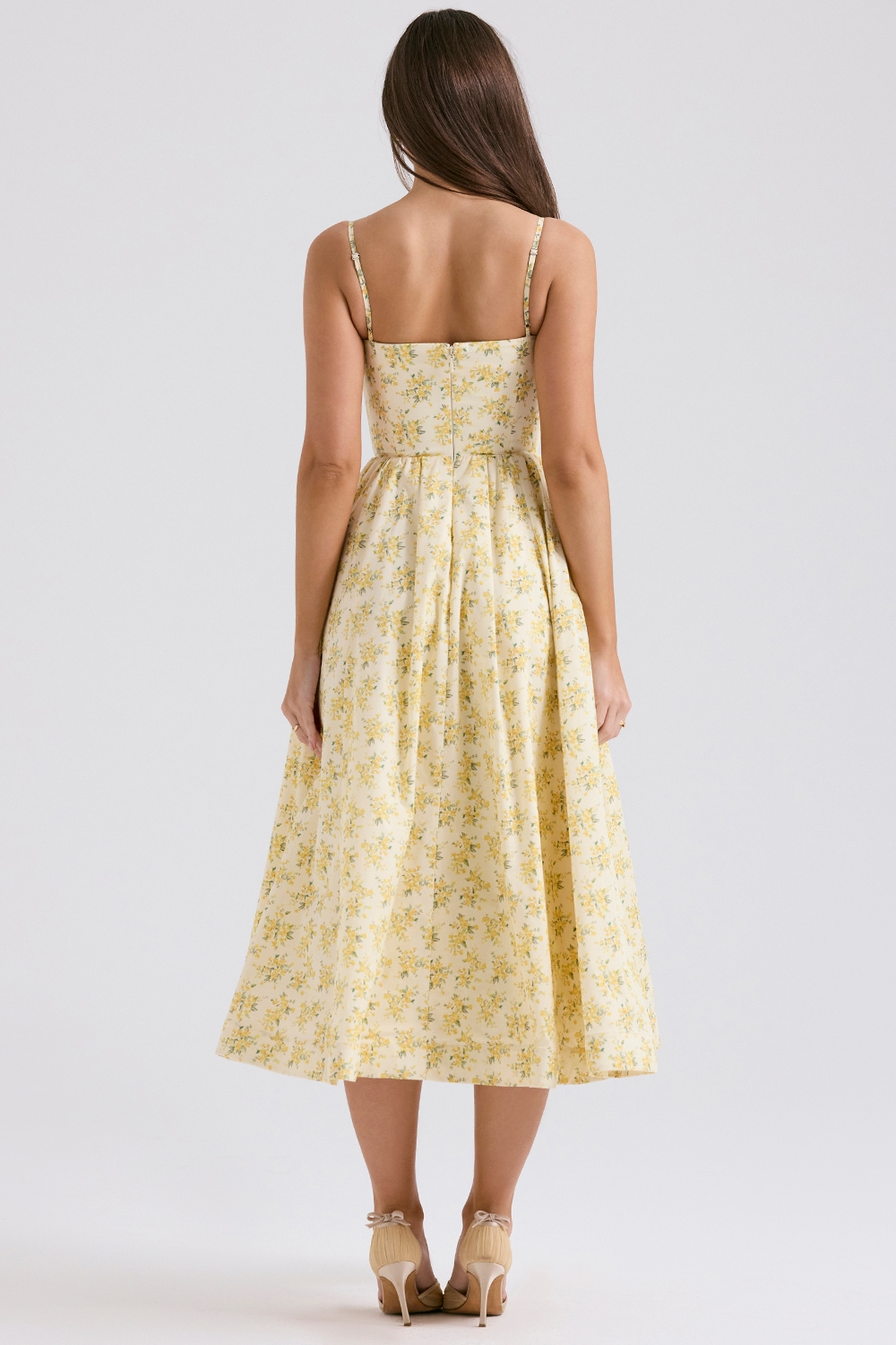 Lolita  Buttercup Vintage Floral Print Cotton Corset Sundress — image 9