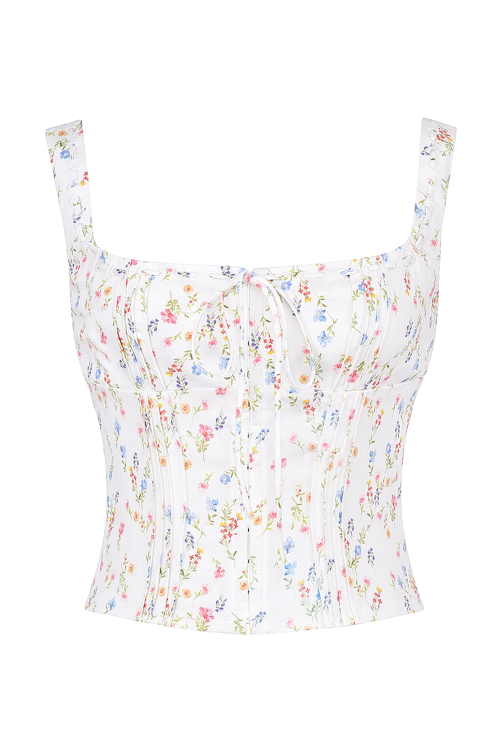 Chicca  White Posy Print Top — image 11