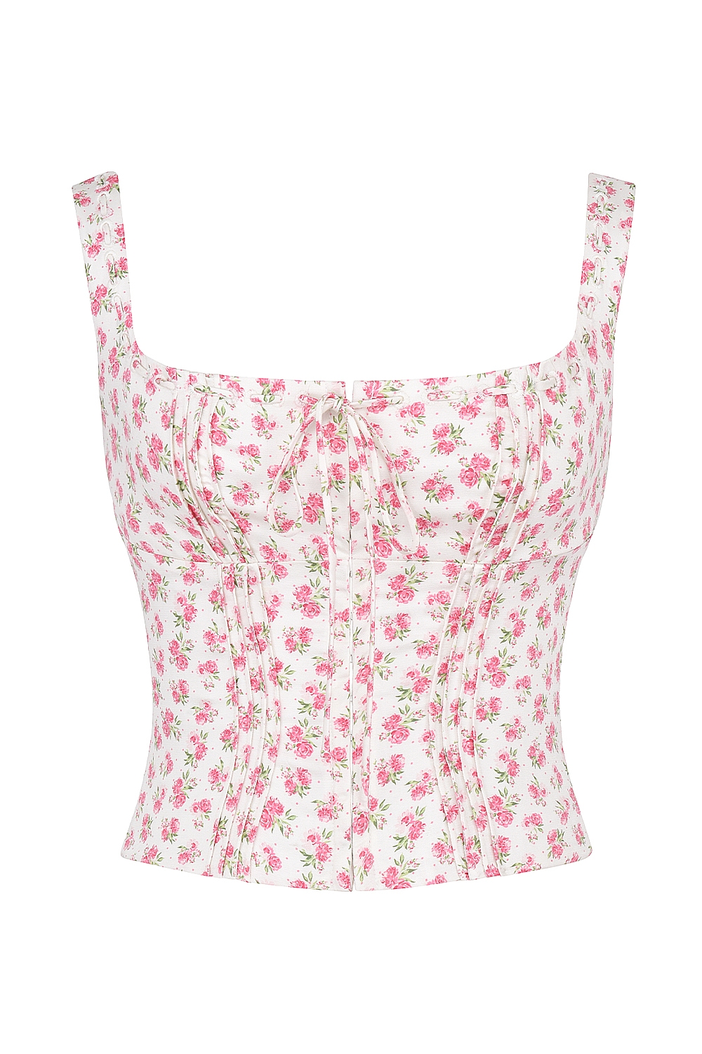 Chicca  White Rosebud Print Top — image 11
