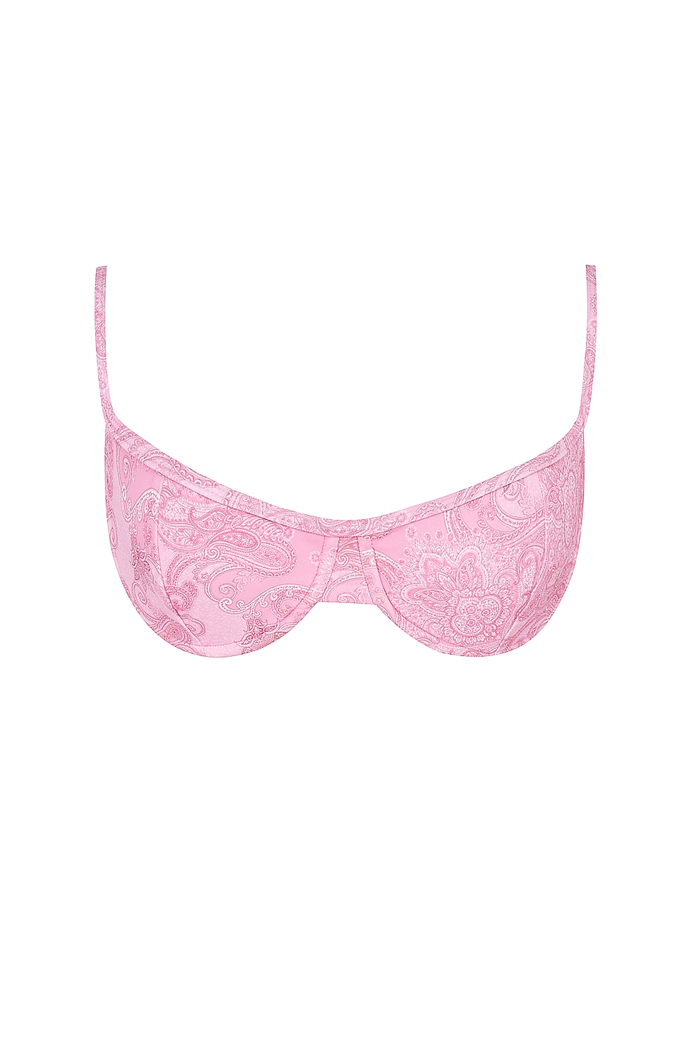 Antibes  Pink Paisley Underwired Bikini Top — image 10