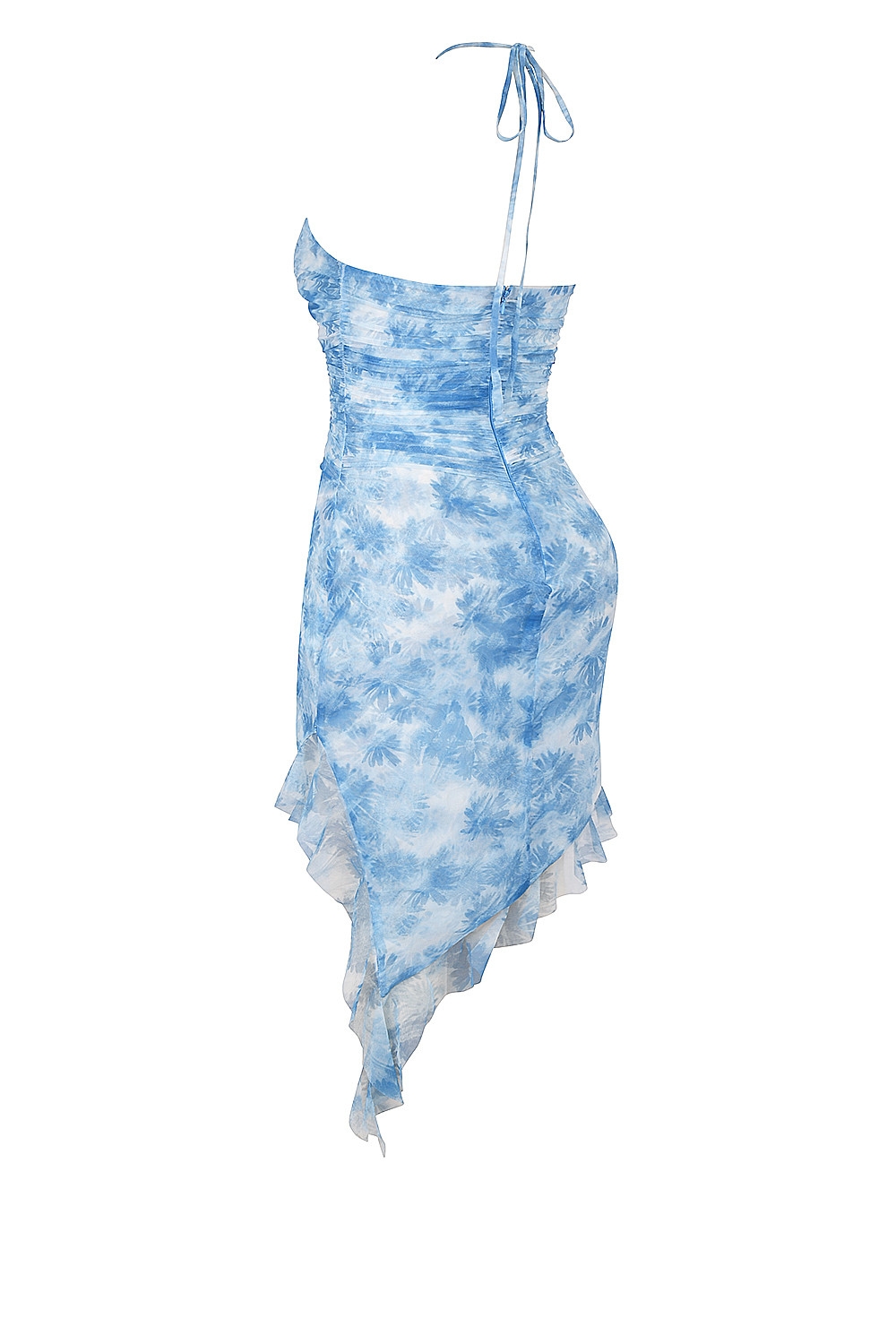 Mistress Rocks Blue Floral Print Ruffle Mini Dress - SALE — image 14