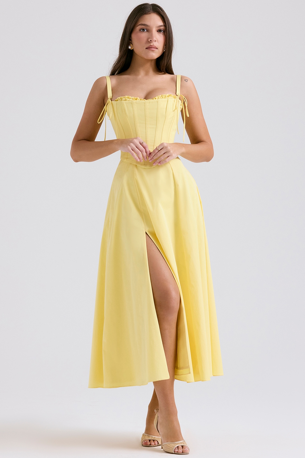Clarabelle  Sunshine Cotton Midi Sundress — image 3