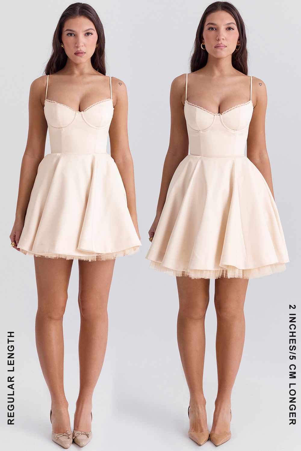 Minimoiselle  Vintage Cream Tulle Mini Dress — image 20