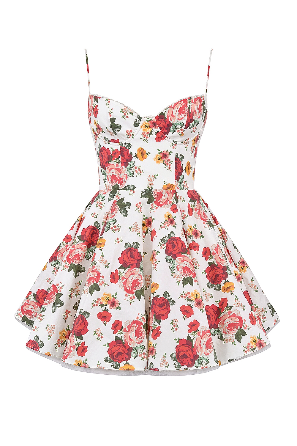 Minimoiselle  Italian Rose Print Tulle Mini Dress — image 16