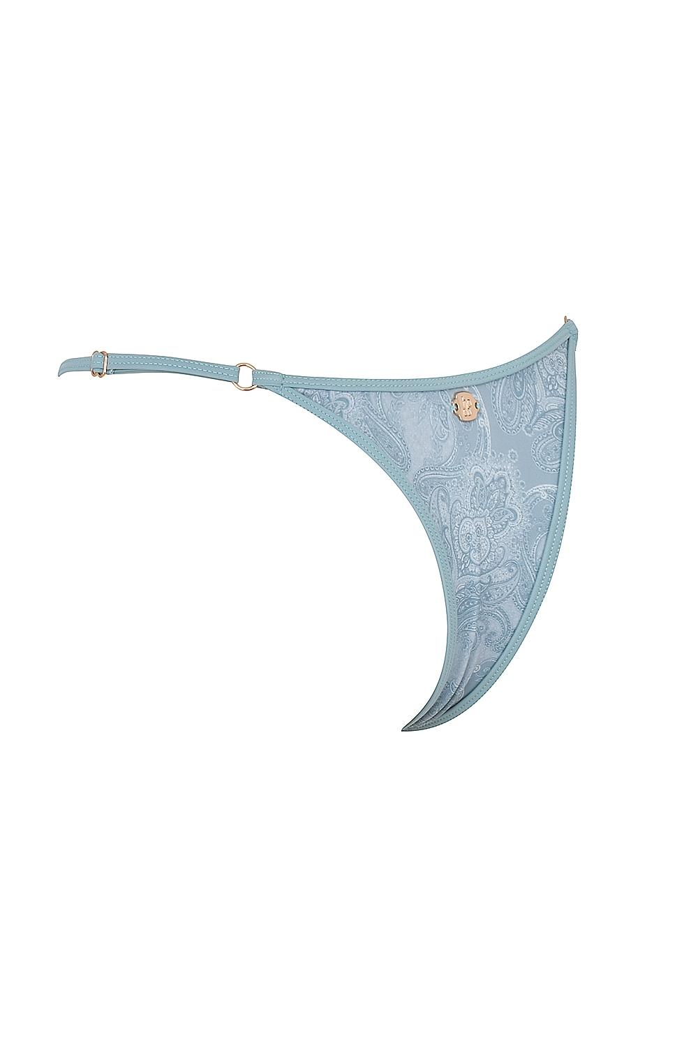 Cote DAzur  Seafoam Paisley Thong Bikini Bottom — image 12