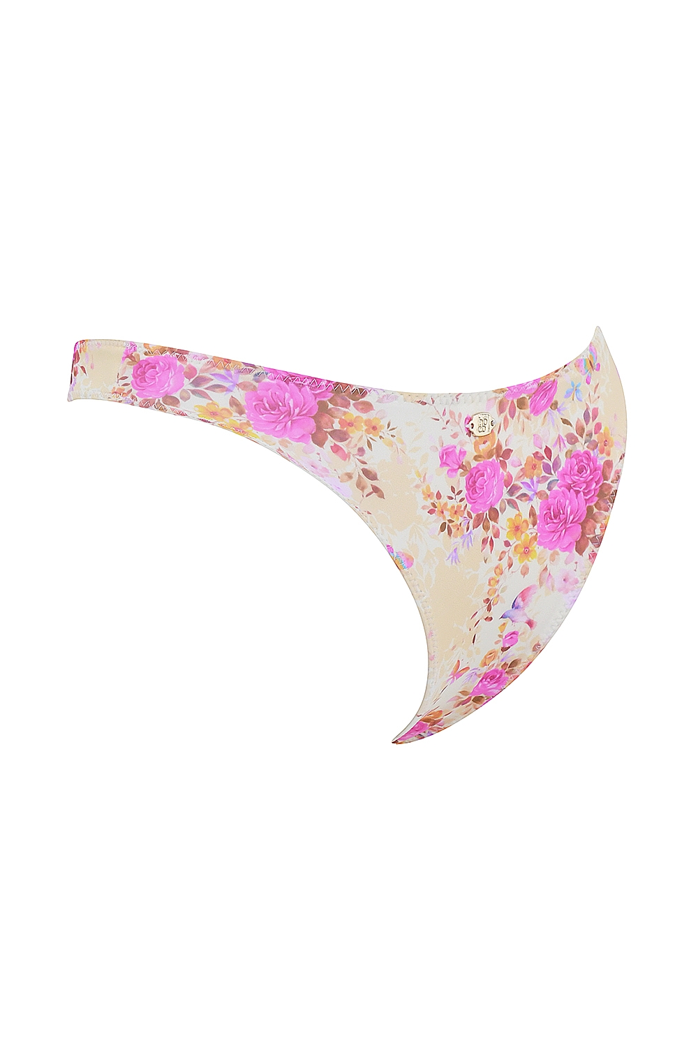 Capri  Floral Print High Leg Bikini Bottom — image 11