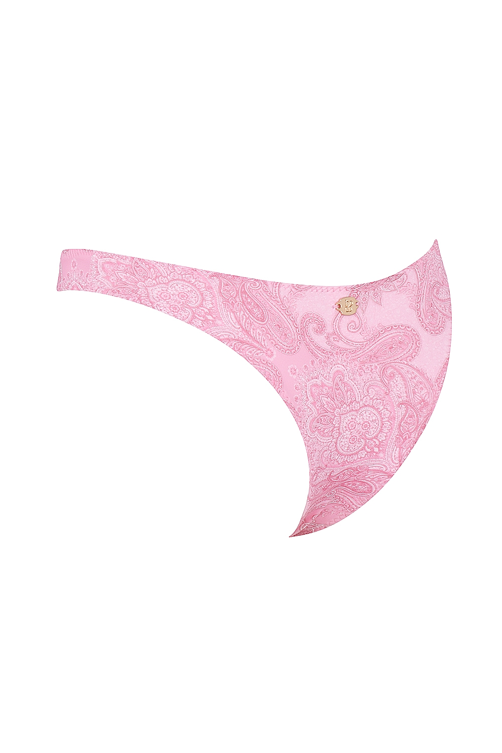 Capri  Pink Paisley High Leg Bikini Bottom — image 12