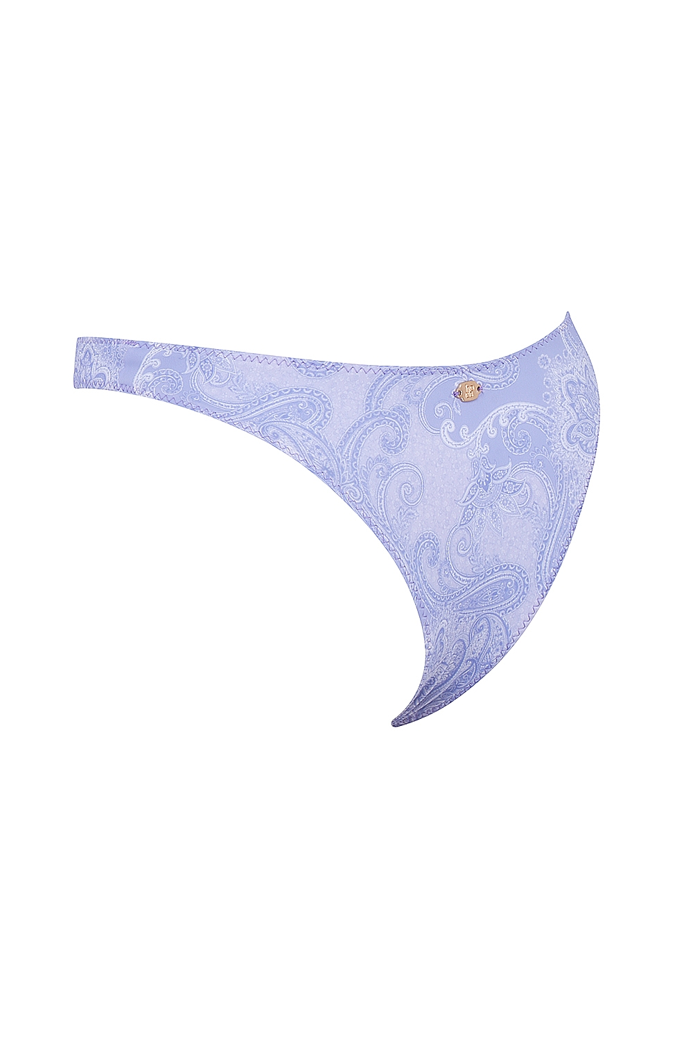 Capri  Lavender Paisley High Leg Bikini Bottom — image 12